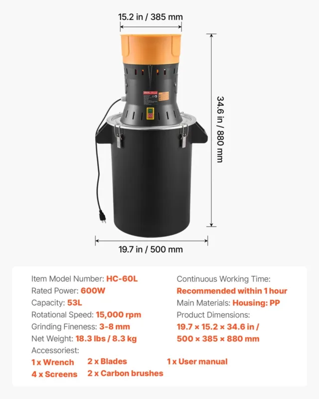 Elektriline teraveski 600 W, 53 L