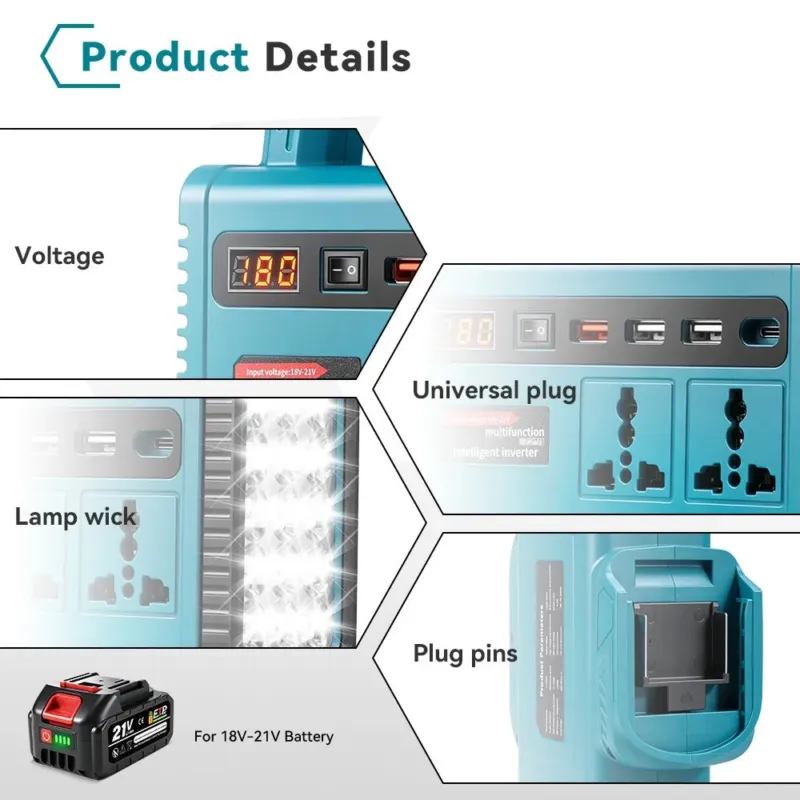 Elektriline tööriist, 150 W, 2 akut 3.0 Ah ja laadija