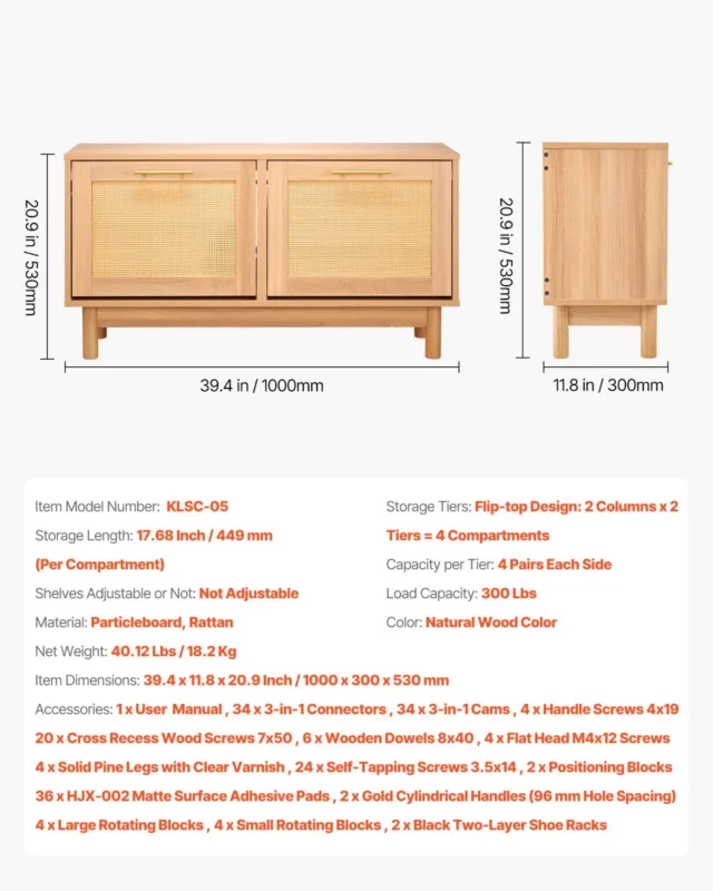Esiku kingapink, 1000 x 300 x 530 mm, 136 kg