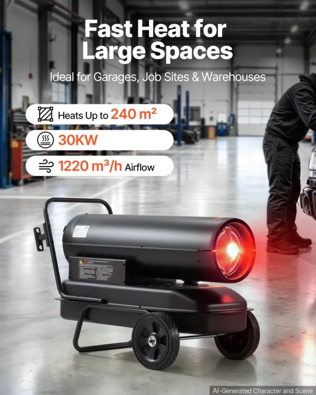 Forced Air Kerosene Heater