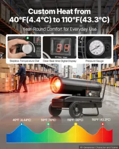 Forced Air Kerosene Heater — pilt 3