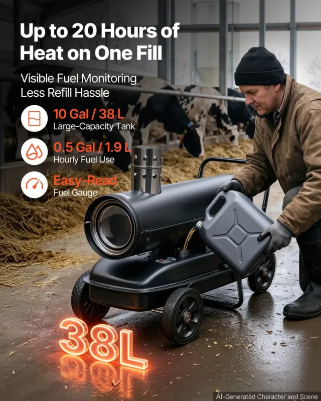 Forced Air Kerosene Heater