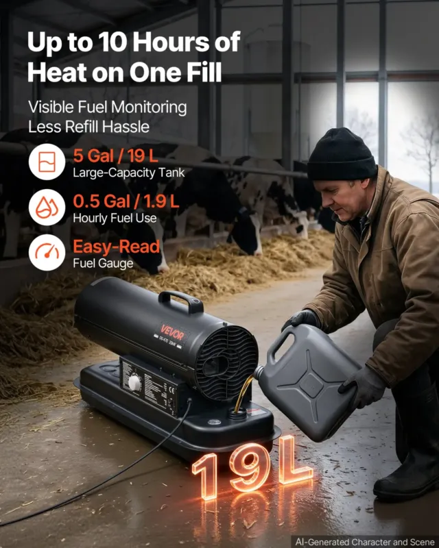 Forced Air Kerosene Heater