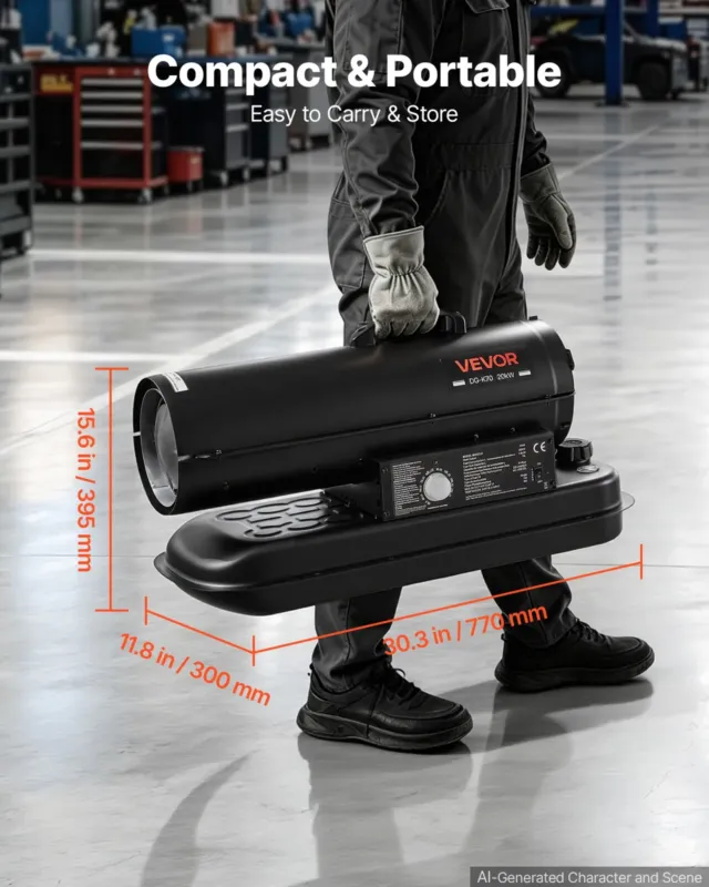Forced Air Kerosene Heater