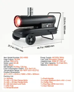 Forced Air Kerosene Heater — pilt 7