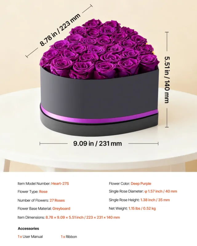 Forever Flowers, 0,45 kg, 35 mm