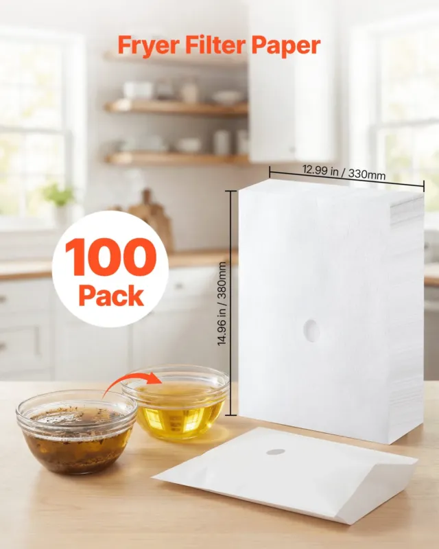 Fritüüriõli filterpaber 100 tk