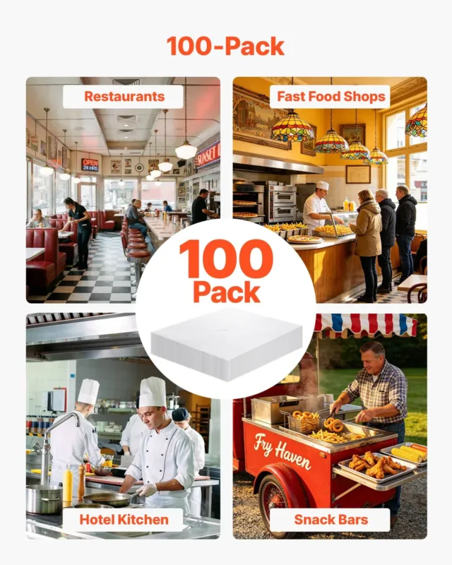 Fritüüriõli filterpaber 100 tk