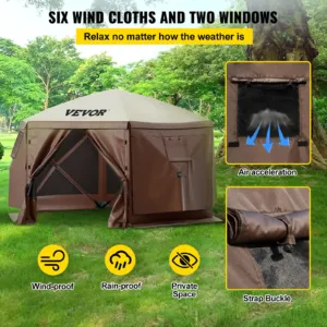 Gazebo ekraaniga telk, 3,05 x 3,05 m, 16 kg — pilt 3