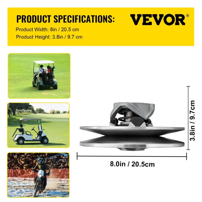 Golfikäru suure pöördemomendiga sidur Club Car DS ja Precedent, 20,5 x 9,7 cm, 2,5 kg