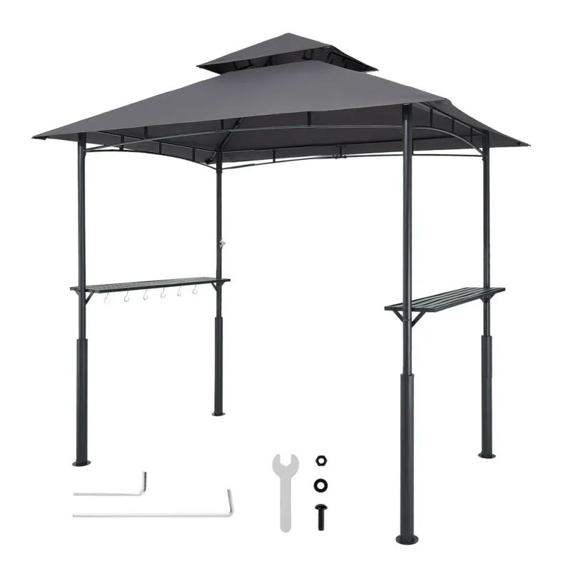 Grillvarikatus, 2,43 x 1,5 m, 2430 x 1500 x 2500 mm