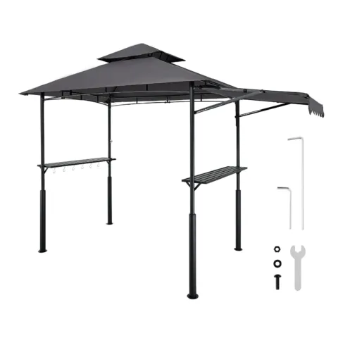 Grillvarikatus, 2,43 x 1,5 m, 2430 x 1500 x 2500 mm