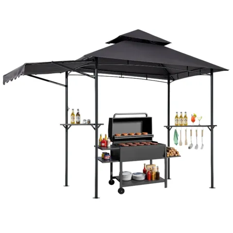 Grillvarikatus, 2,43 x 1,5 m, 2430 x 1500 x 2500 mm