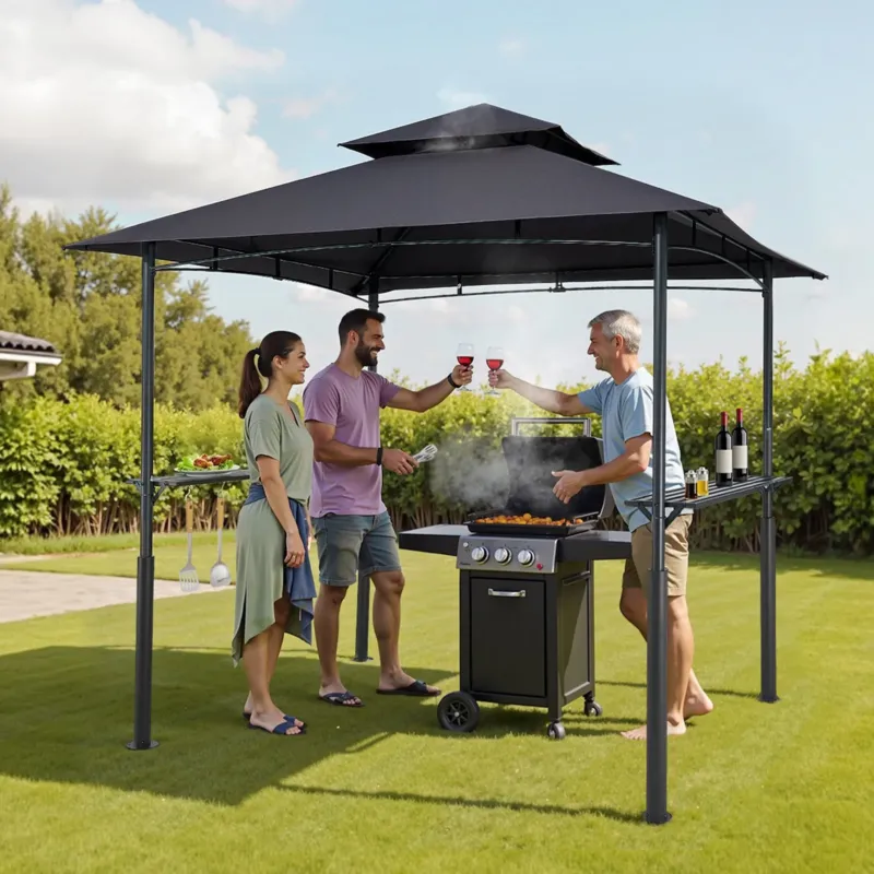 Grillvarikatus, 2,43 x 1,5 m, 2430 x 1500 x 2500 mm