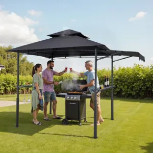 Grillvarikatus, 2,43 x 1,5 m, 2430 x 1500 x 2500 mm — pilt 8