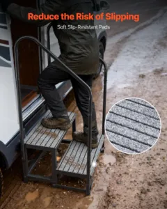 Haagissuvila trepp kahekordsete käsipuudega, 300 kg, 740 x 530 x 1120 mm — pilt 5
