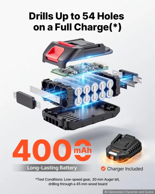 haamriga puur 20V 1/2 tolli 24000 IPM harjadeta akuga lööktrelli