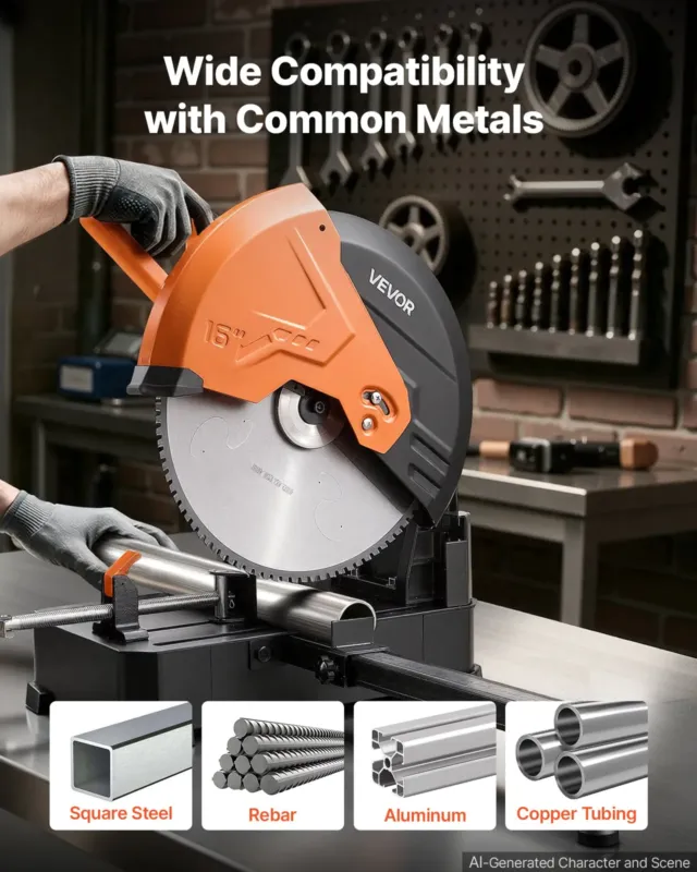 Hakkimissae tera 406,4 mm 96 hambaga kermetotsaga metallist külmlõike