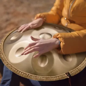 Handpan Drum 55,9 cm 12 nooti D-moll käsitrumm nuiaga — pilt 8