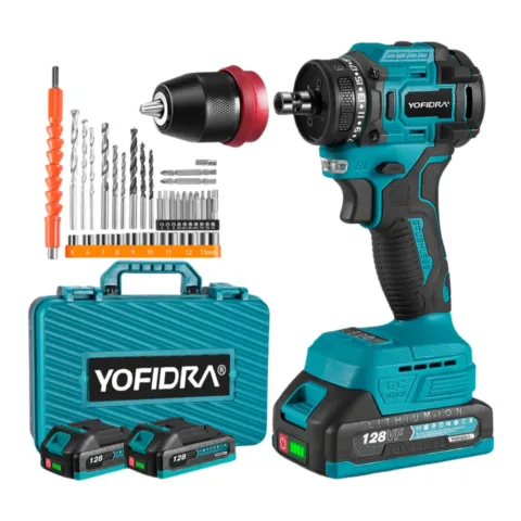 Harjadeta tööriistakomplekt, 2 akut