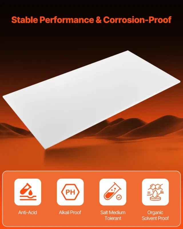 HDPE plastleht, 1 tk, 61,0 x 122 cm