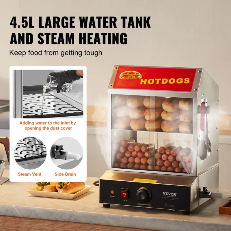 Hot dogi aurutaja 27 L, 2 tasandit
