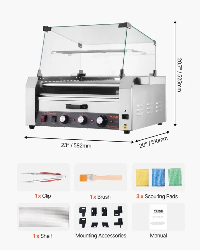 Hot dogi masin 2400 W