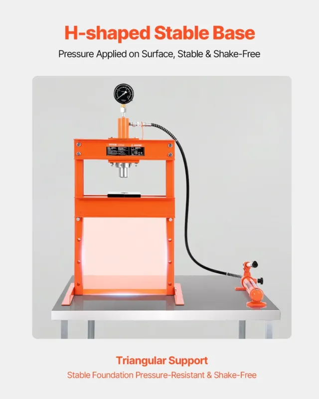 Hüdrauliline töökojapress, 383 mm, 39,7 kg
