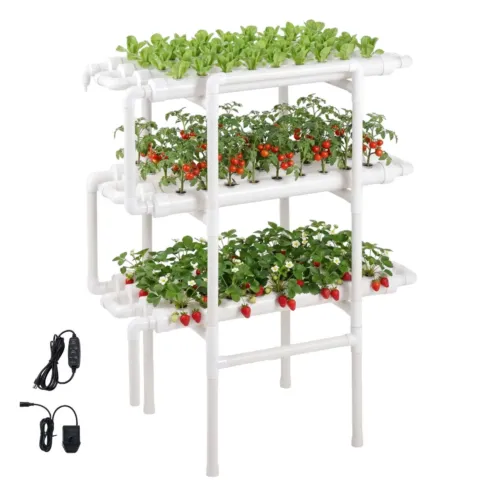 Hüdropoonika kasvukomplekt, 3 tasandit, 4 W