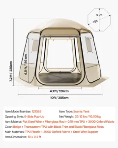 Hüpiktelk, 3,05 x 2,75 m, 0,15 mm — pilt 7