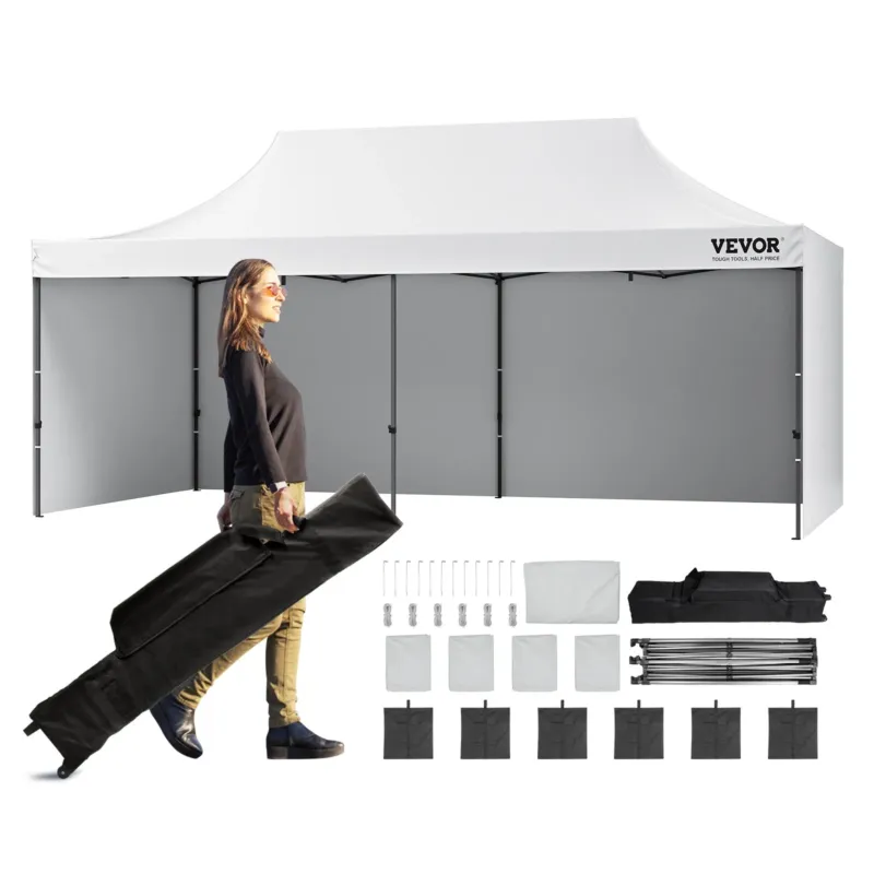 Hüpiktelk, 3,05 x 6,1 m, 161 x 41,9 x 41,9 cm