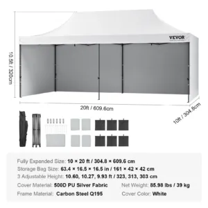 Hüpiktelk, 3,05 x 6,1 m, 161 x 41,9 x 41,9 cm — pilt 7