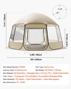 Hüpiktelk, 4,58 x 4,32 m, 0,15 mm — pilt 7