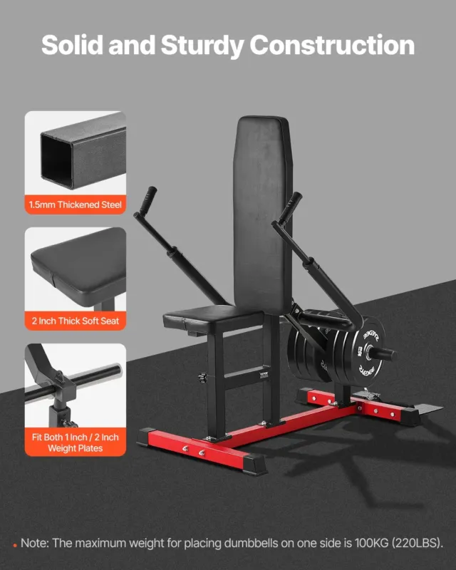 Istuvas asendis kastmismasin, 204 kg, 5,08 x 5,08 cm