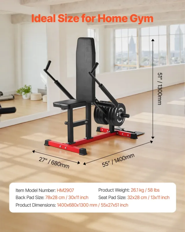 Istuvas asendis kastmismasin, 204 kg, 5,08 x 5,08 cm