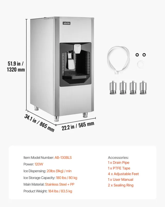 Jäädosaator 81,6 kg
