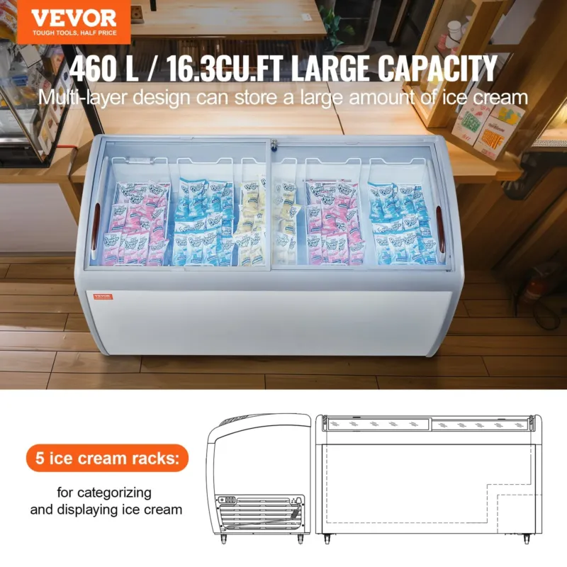 Jäätisevitriin 460 L