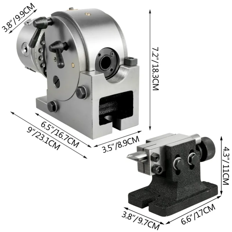 Jagamispea 10,2 cm indekseerimispea freesimiseks 100 mm