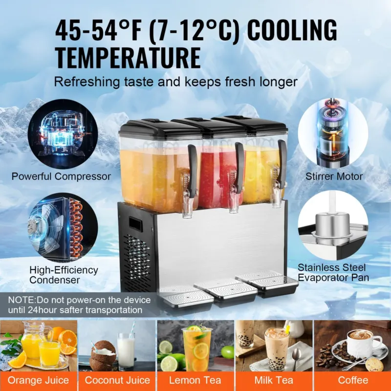 Jahutatud joogiautomaat 12 L, 370 W