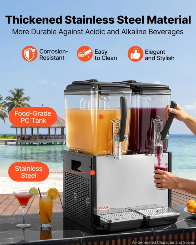 Jahutatud joogiautomaat 12 L