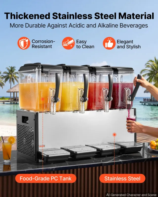 Jahutatud joogiautomaat 12 L, LYJ12LX4