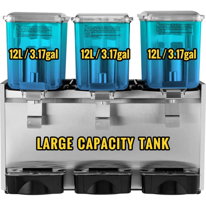 Jahutatud joogiautomaat 36,3 L