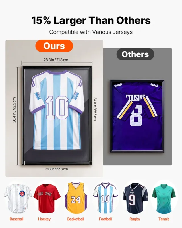 Jersey raamiga vitriinkapp