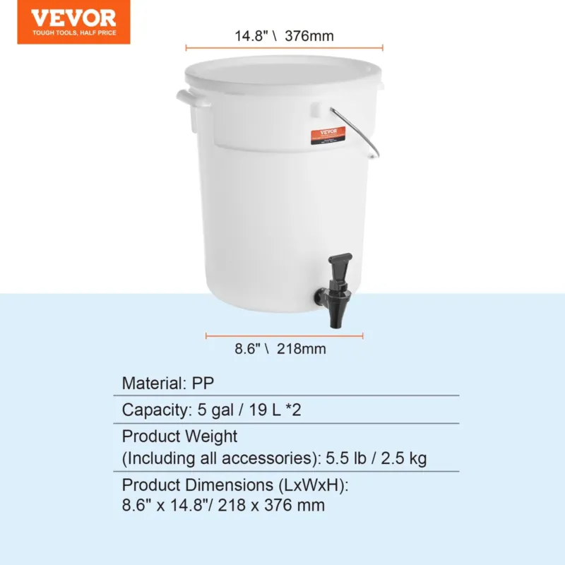 Joogidosaator 18,9 L, 2 tk