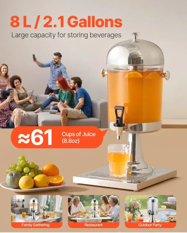 Joogidosaator 8 L, ühe mahla dosaator