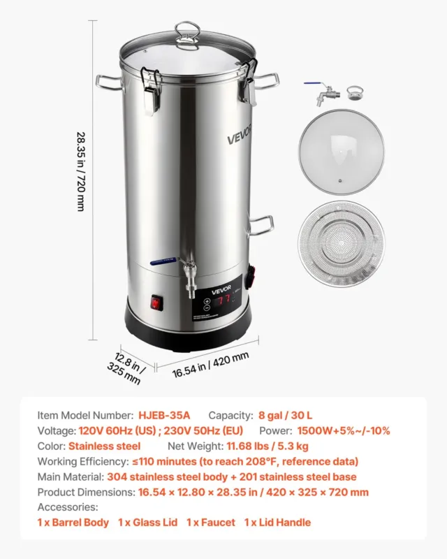 Käärituspott 30 L, HJEB-35A