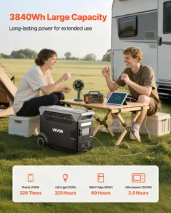 Kaasaskantav elektrijaam, 3600 W, 609 x 294 x 457 mm — pilt 2