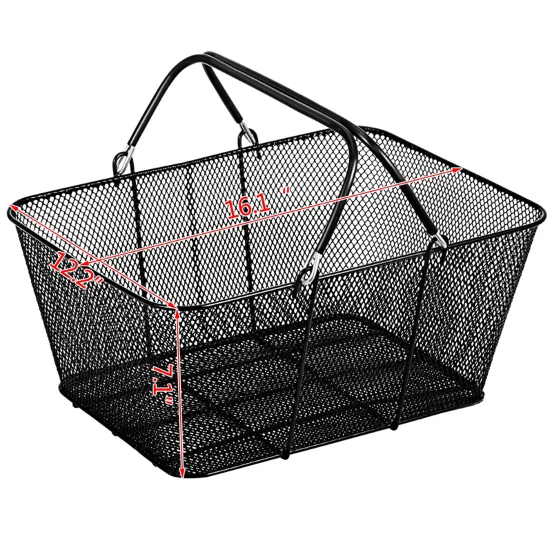 Käepidemetega ostukorvid, 12 tk, 20,0 kg