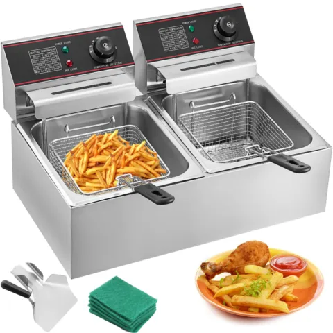 Kahe korviga fritüür 12 L