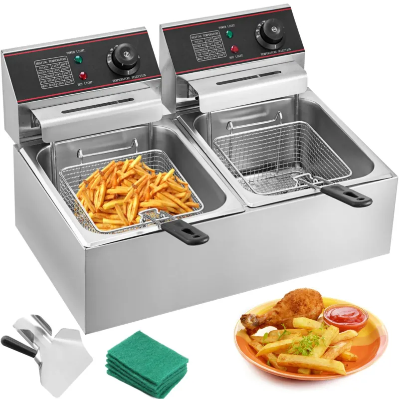 Kahe korviga fritüür 12 L, 5000 W